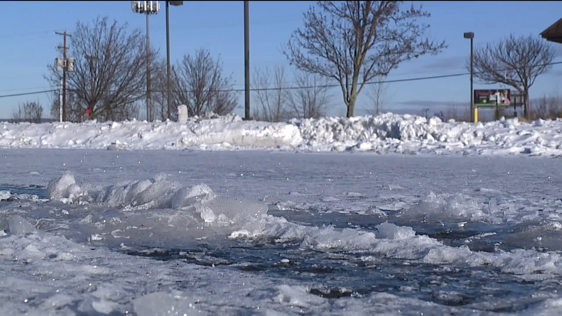 Frigid Temperatures Make For Icy Mess