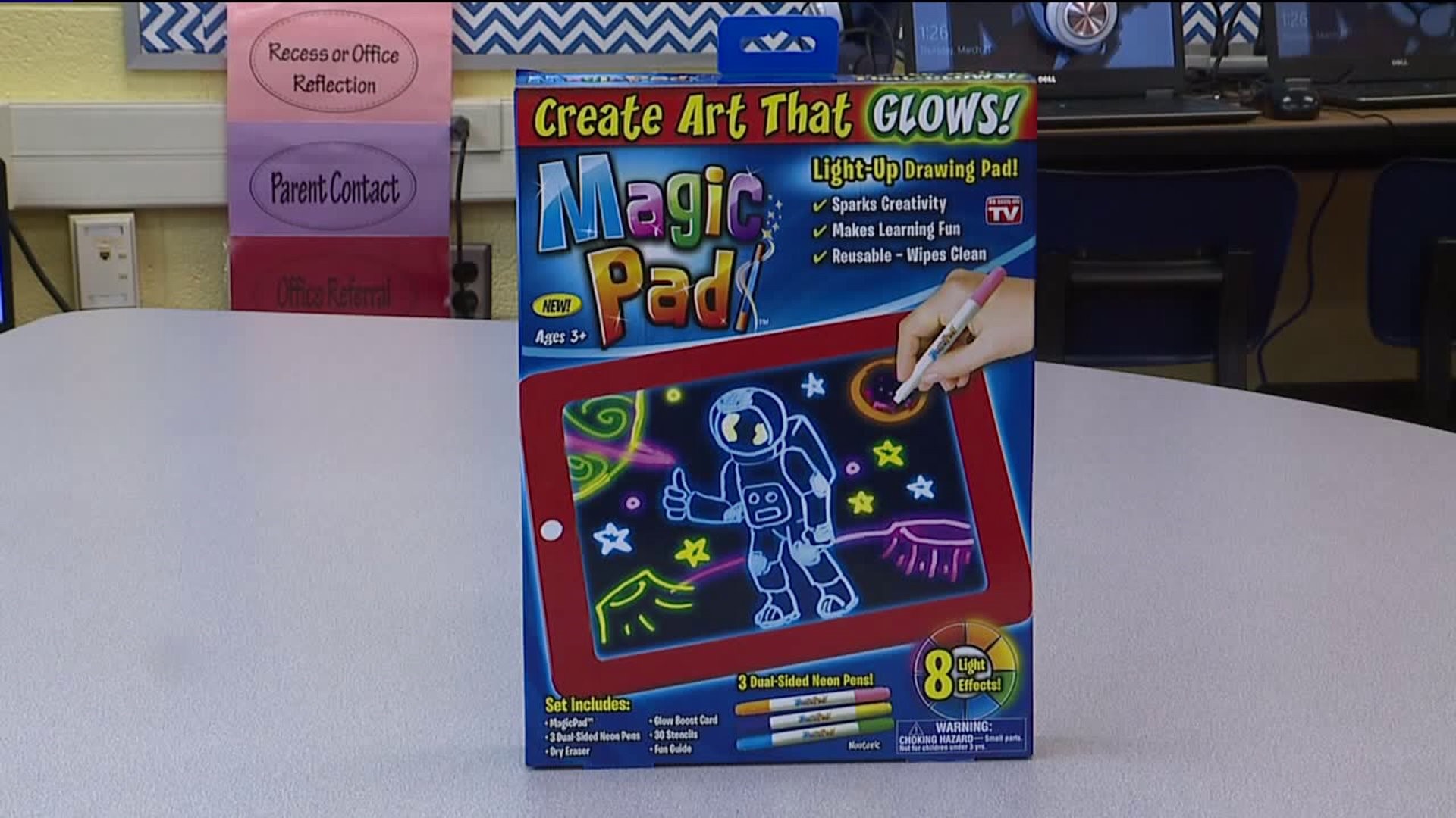 Magic Pad Light Up Drawing Pad! Sparks Creativity Makes Learning Fun Glow!
