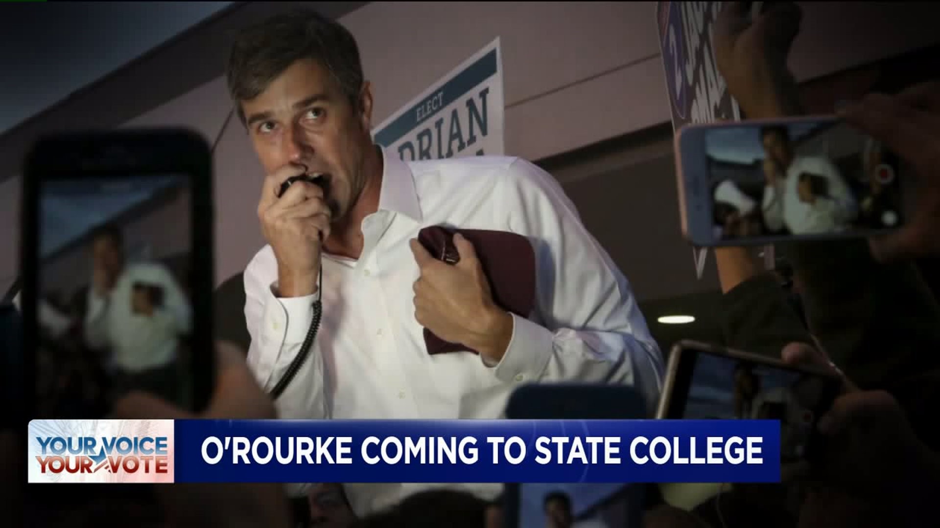 Beto O'Rourke to Stop at Penn State