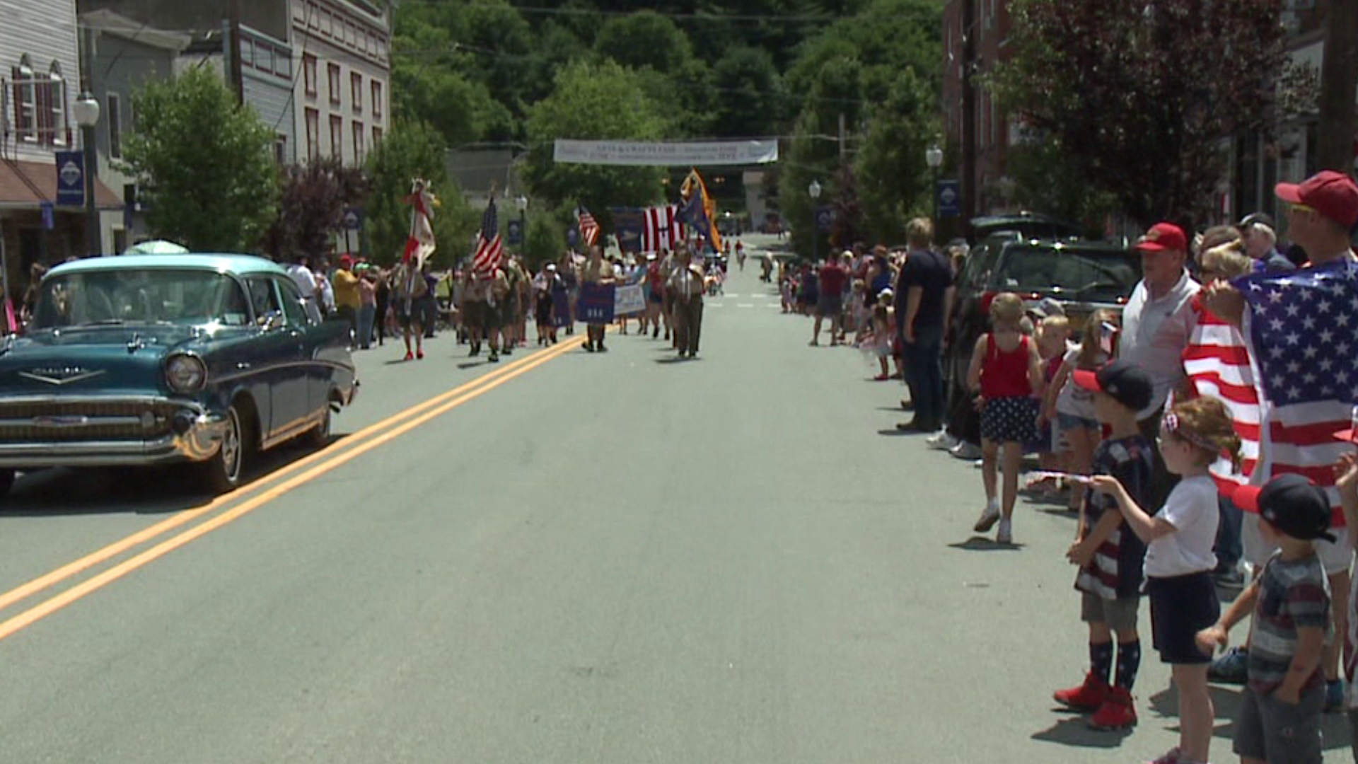 Folks came from near and far to experience the fourth in Hawley.