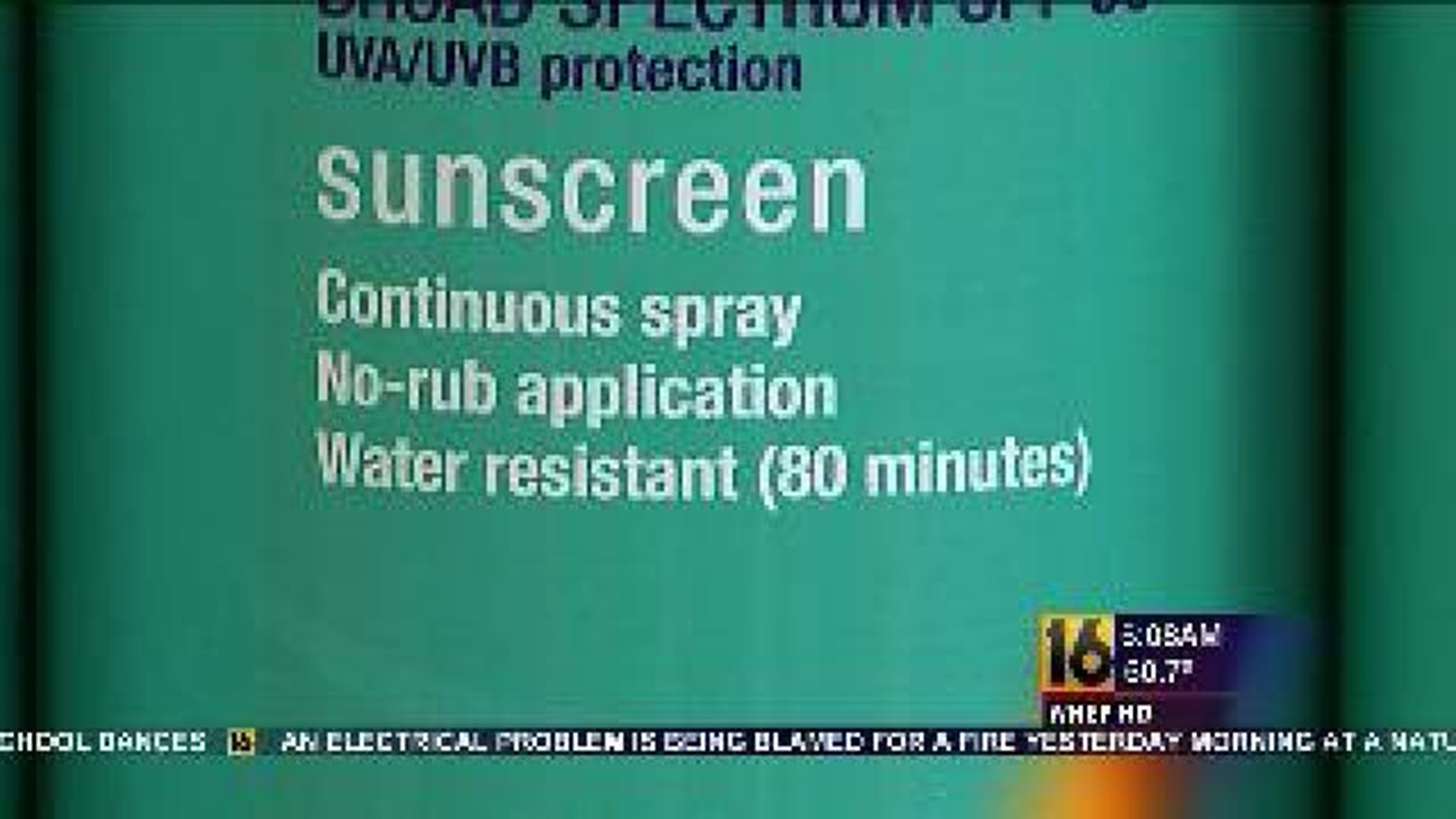 Sunscreen: Shielding Harmful Sun Rays