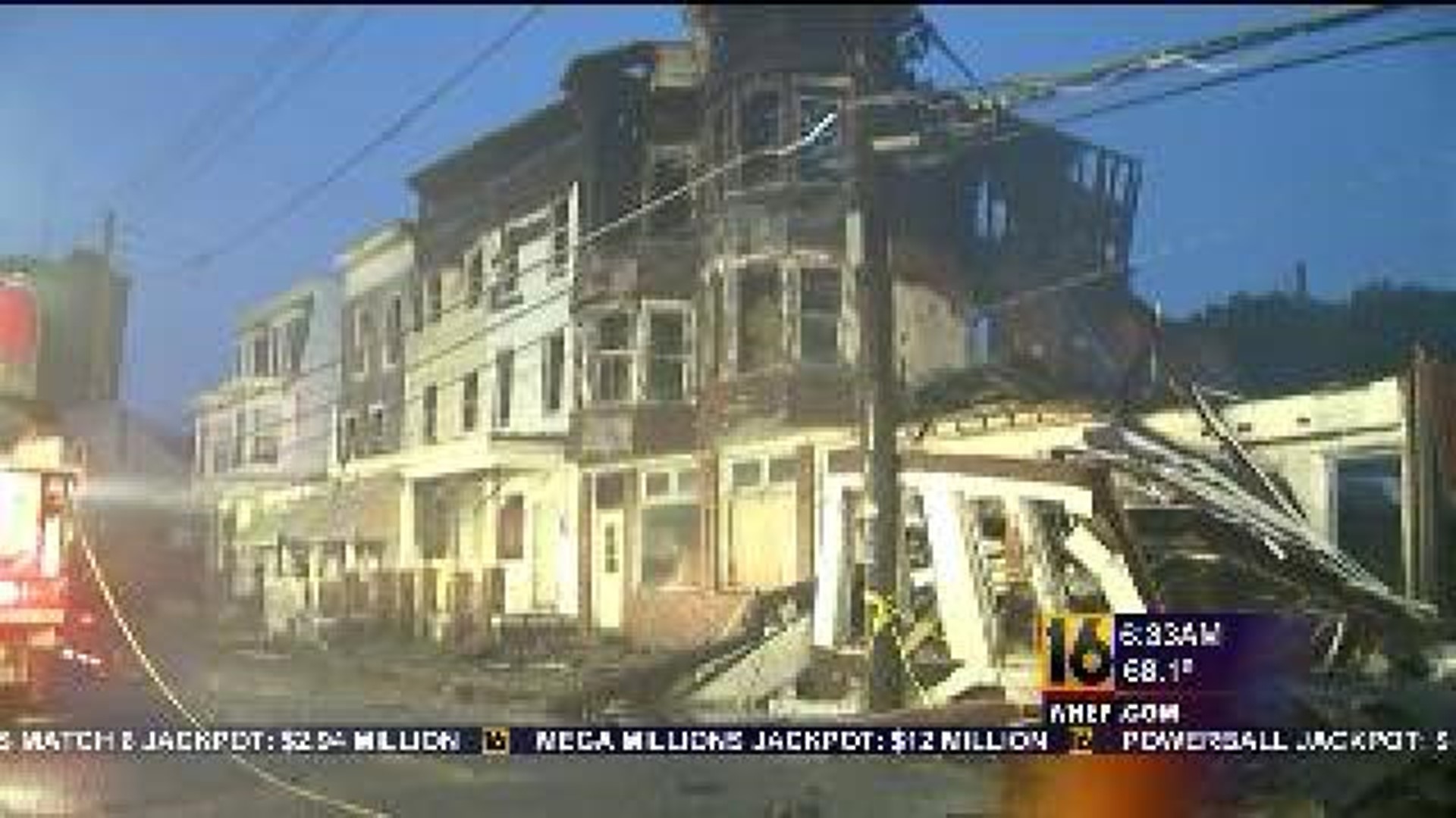 Vacant Buildings Ripped By Fire