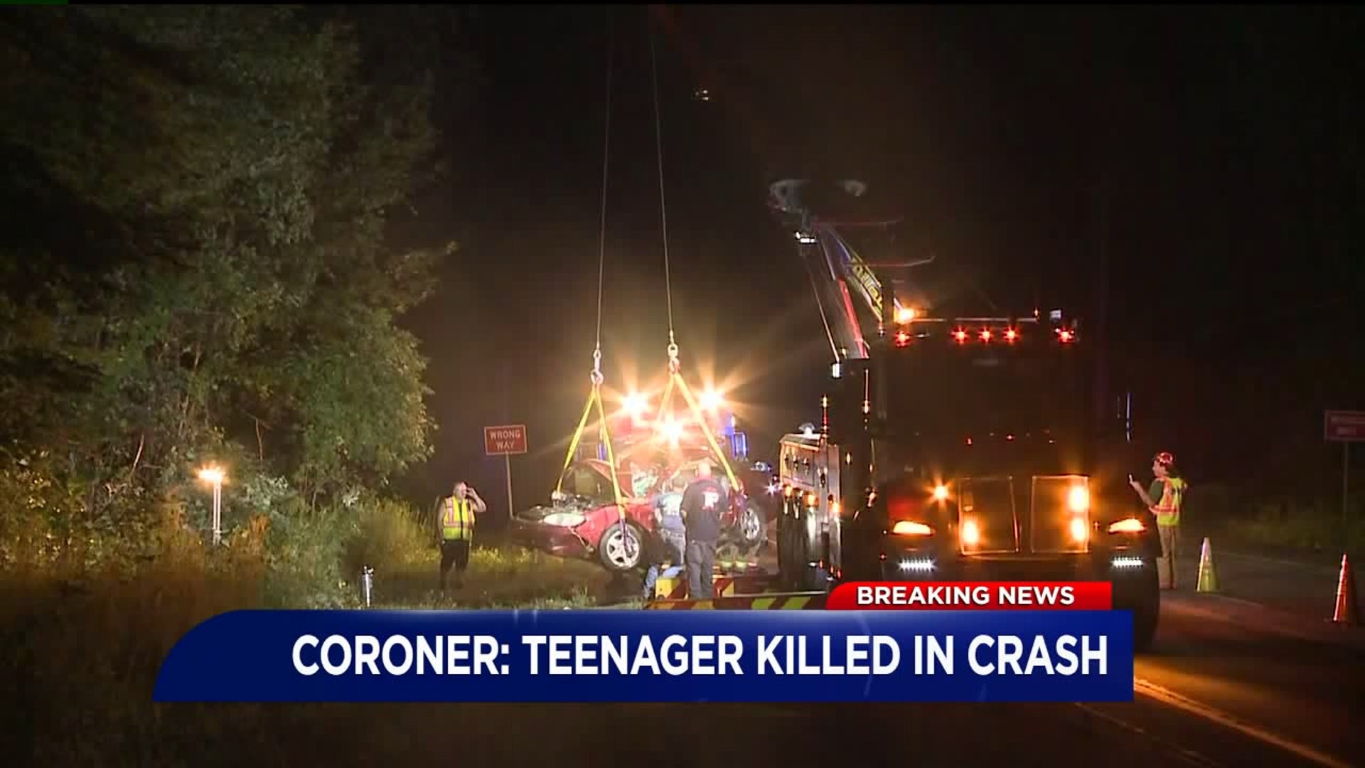 Teen Killed in Crash in Lackawanna County