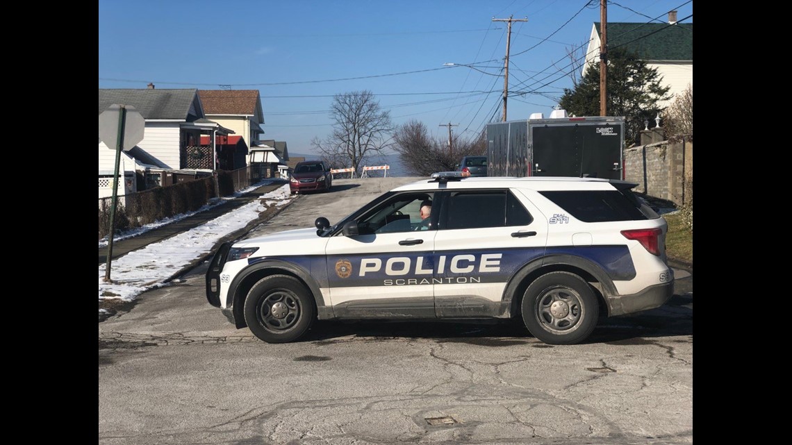 Scranton Police Close East Elm Street During StandOff