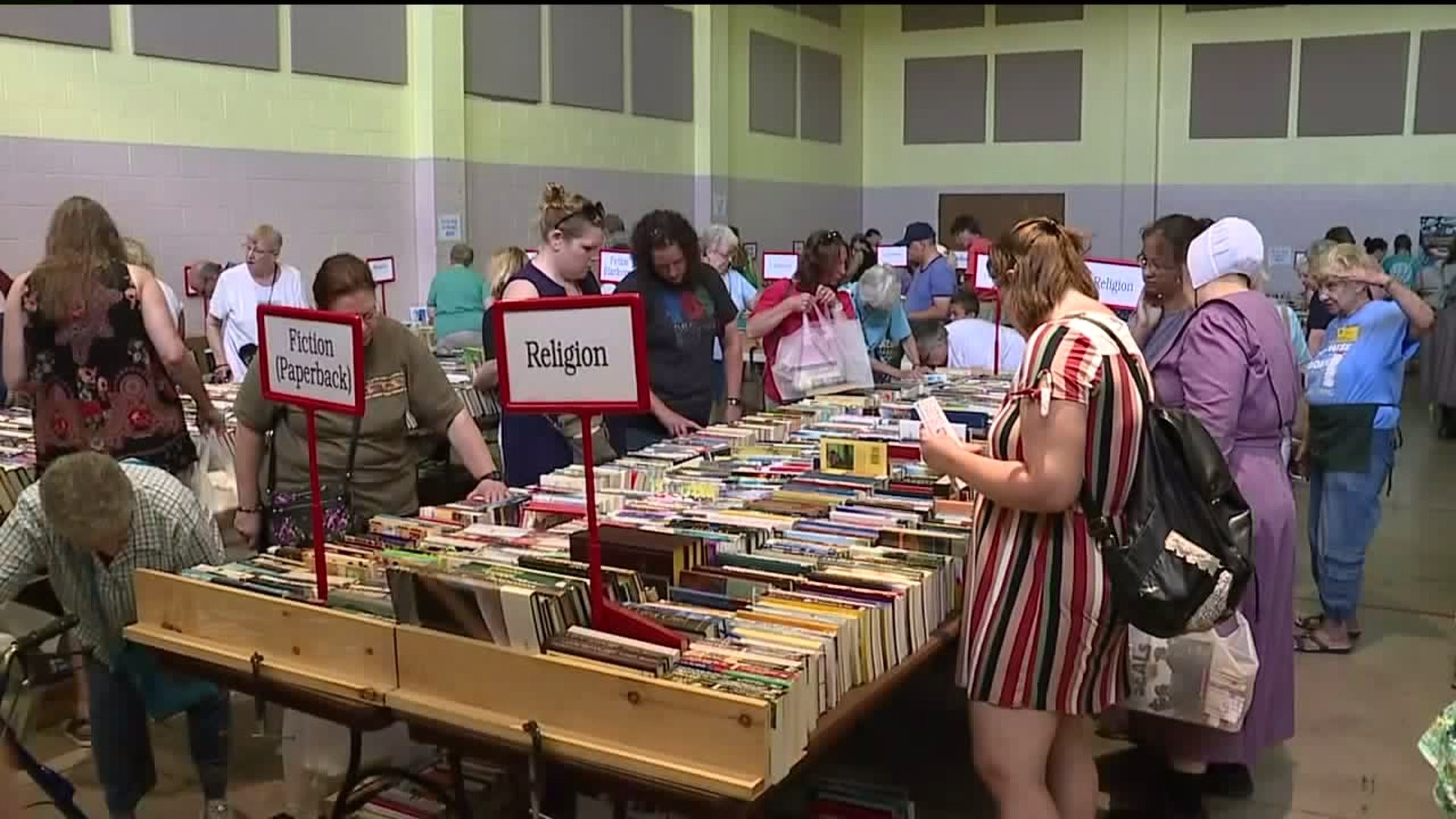 Books For Sale at Library Fundraiser