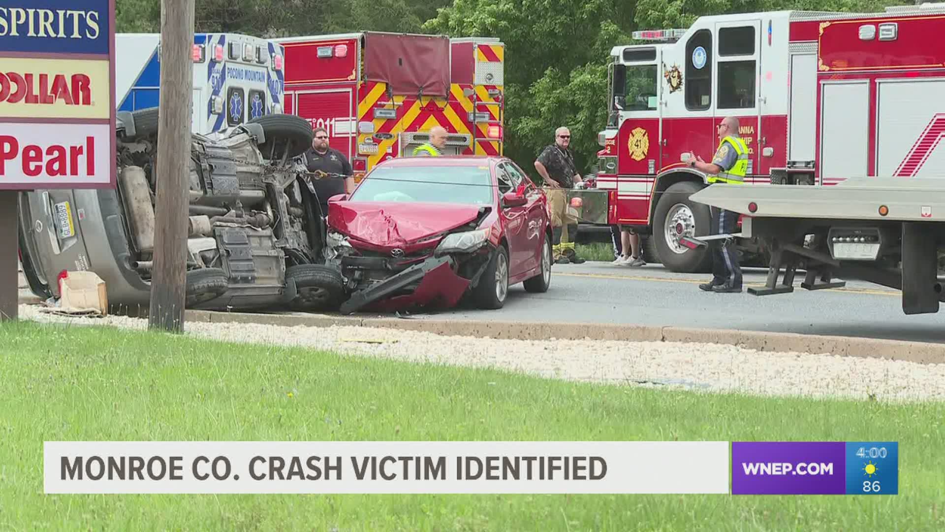 We now know the man of the man killed in a crash in Monroe County earlier this month.