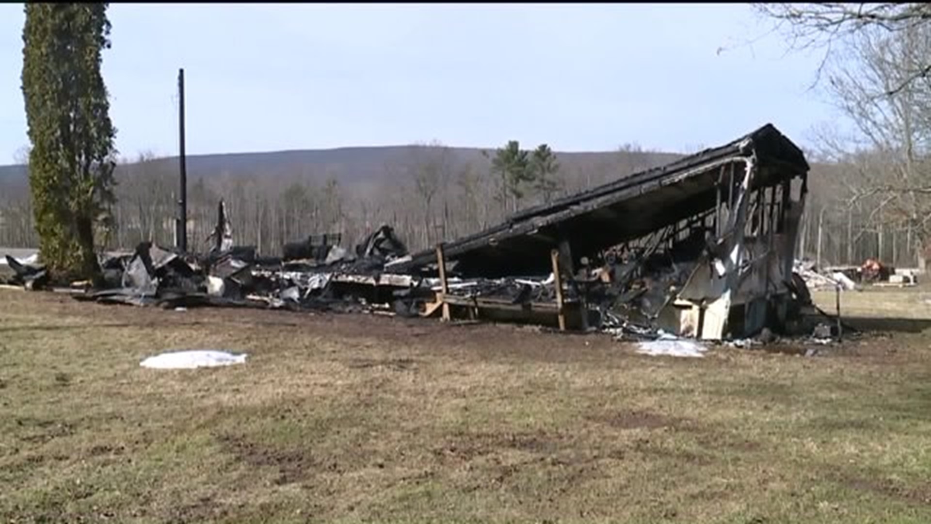 Fire Destroys Home in Schuylkill County