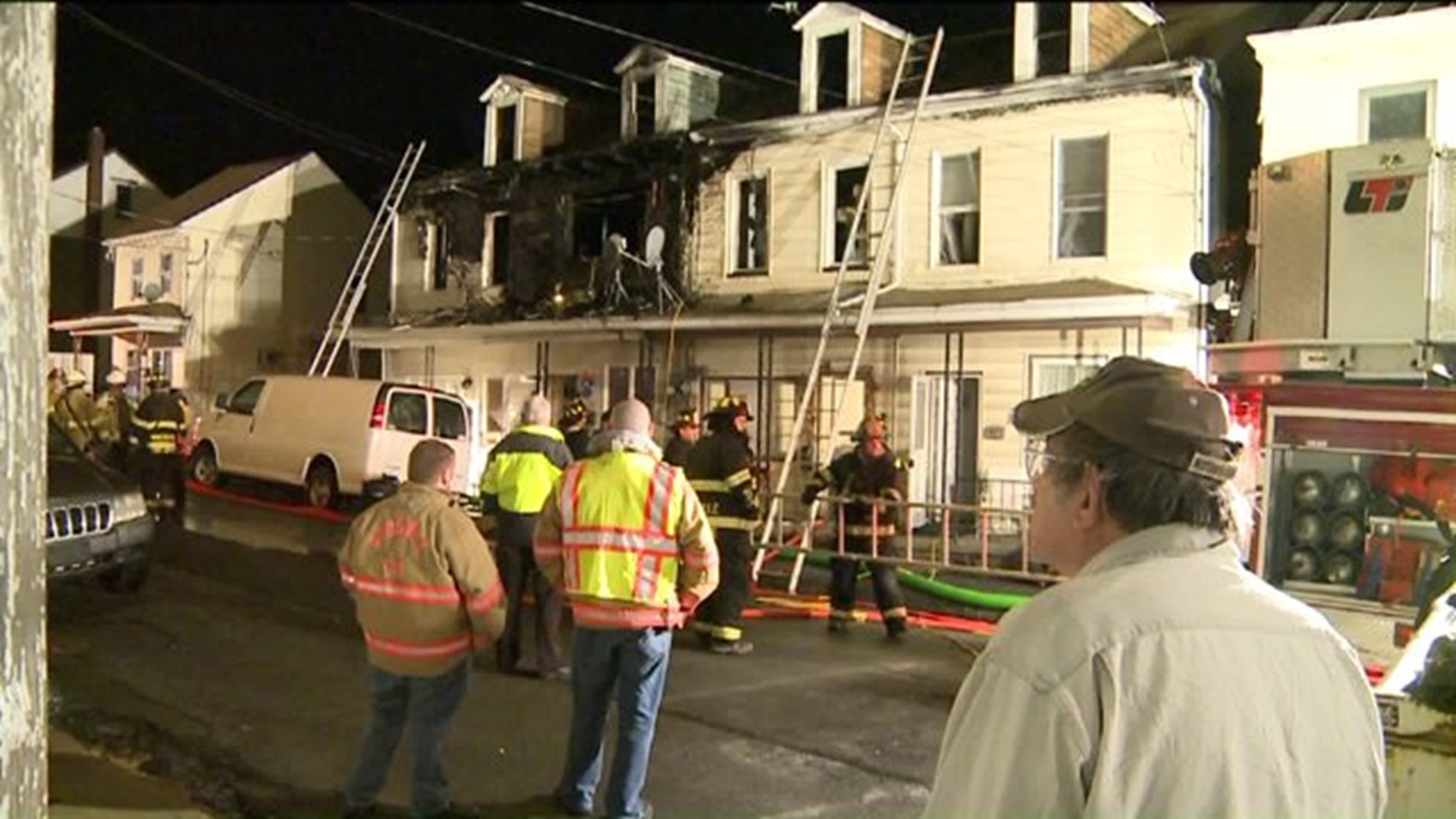 Fire in Minersville Sends Woman to Hospital