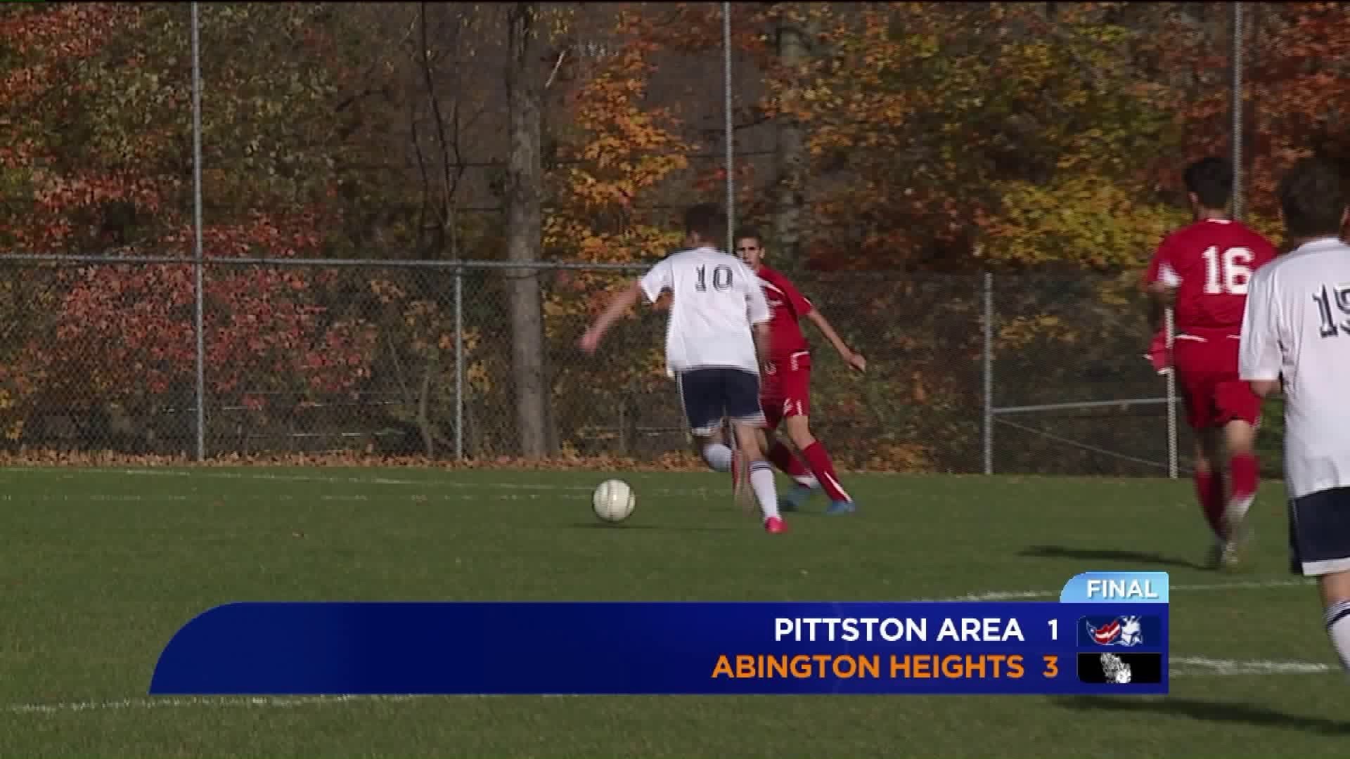 Abington Heights Advance in Boys Soccer Districts