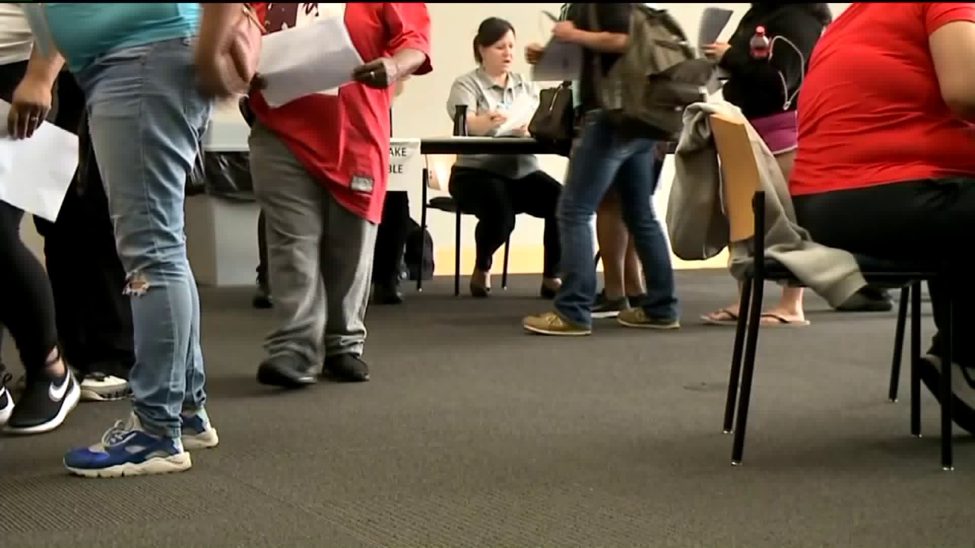 Long Lines for Section 8 Housing Applications in Monroe County