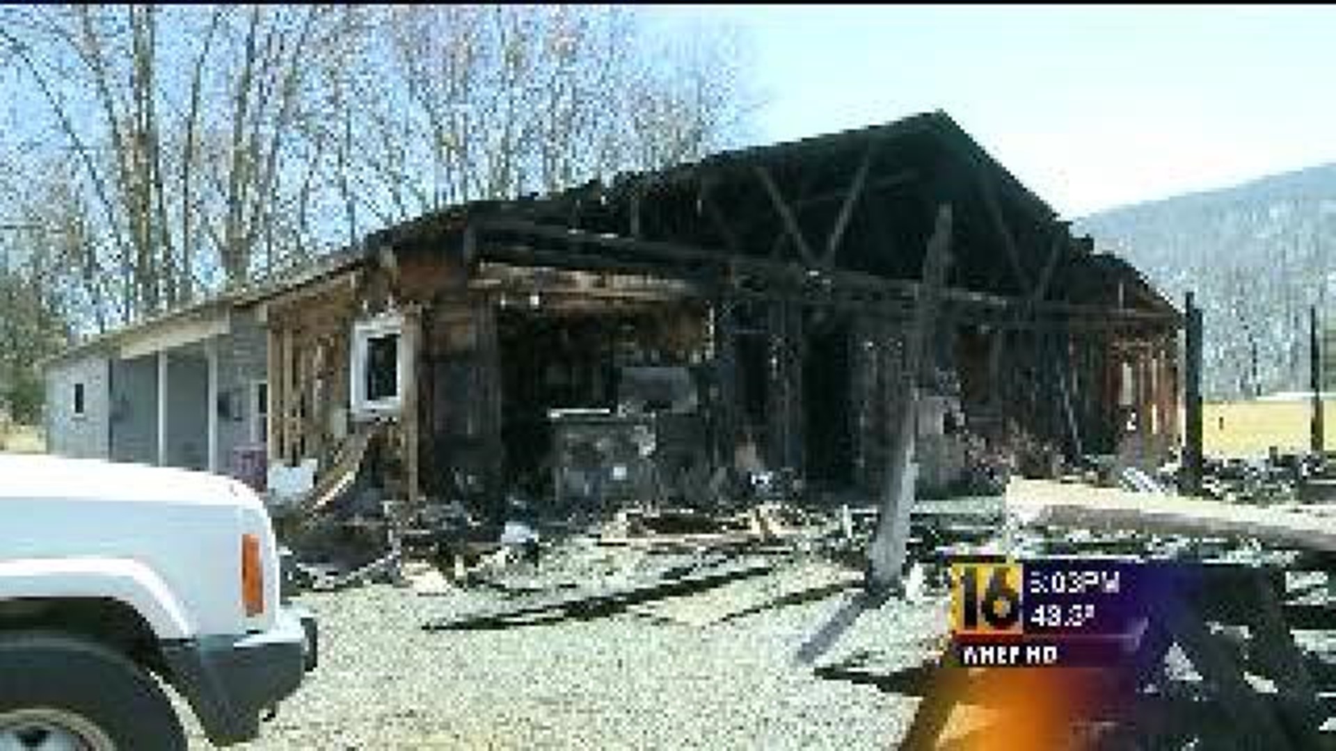 Fire Guts Union County Home