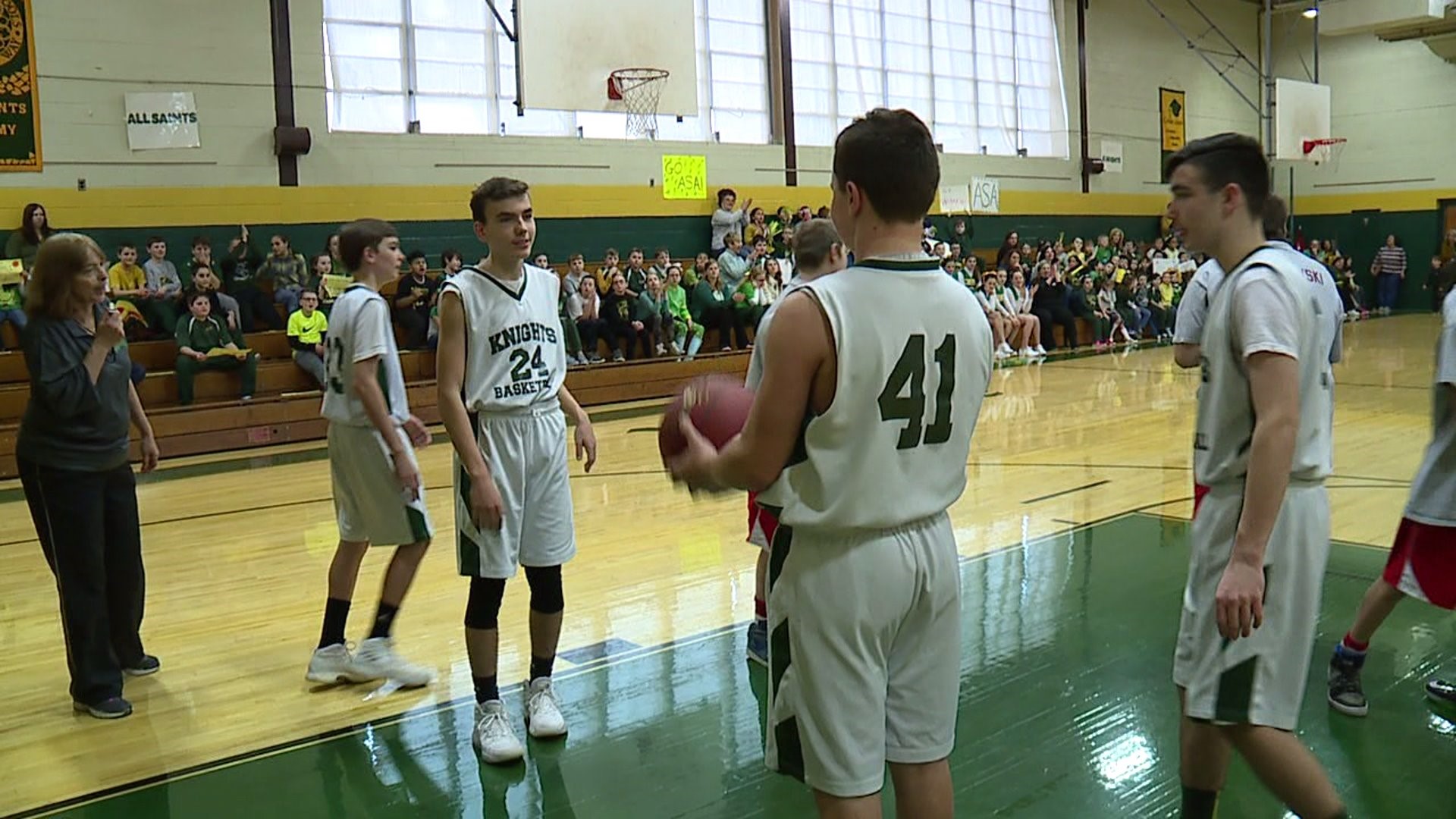 Students Come Together for a Game of Hoops in Scranton