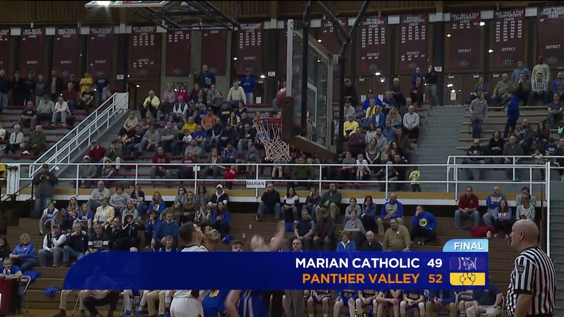 Marian Catholic vs Panther Valley boys basketball