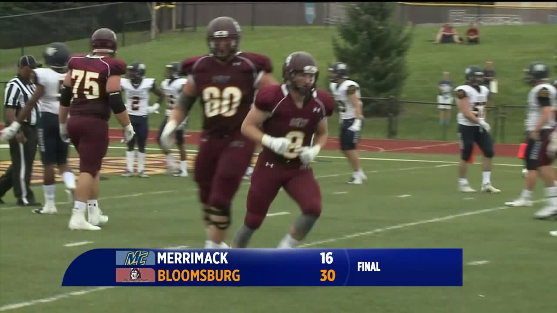 Bloomsburg 1-0 After 30-16 Win Over Merrimack