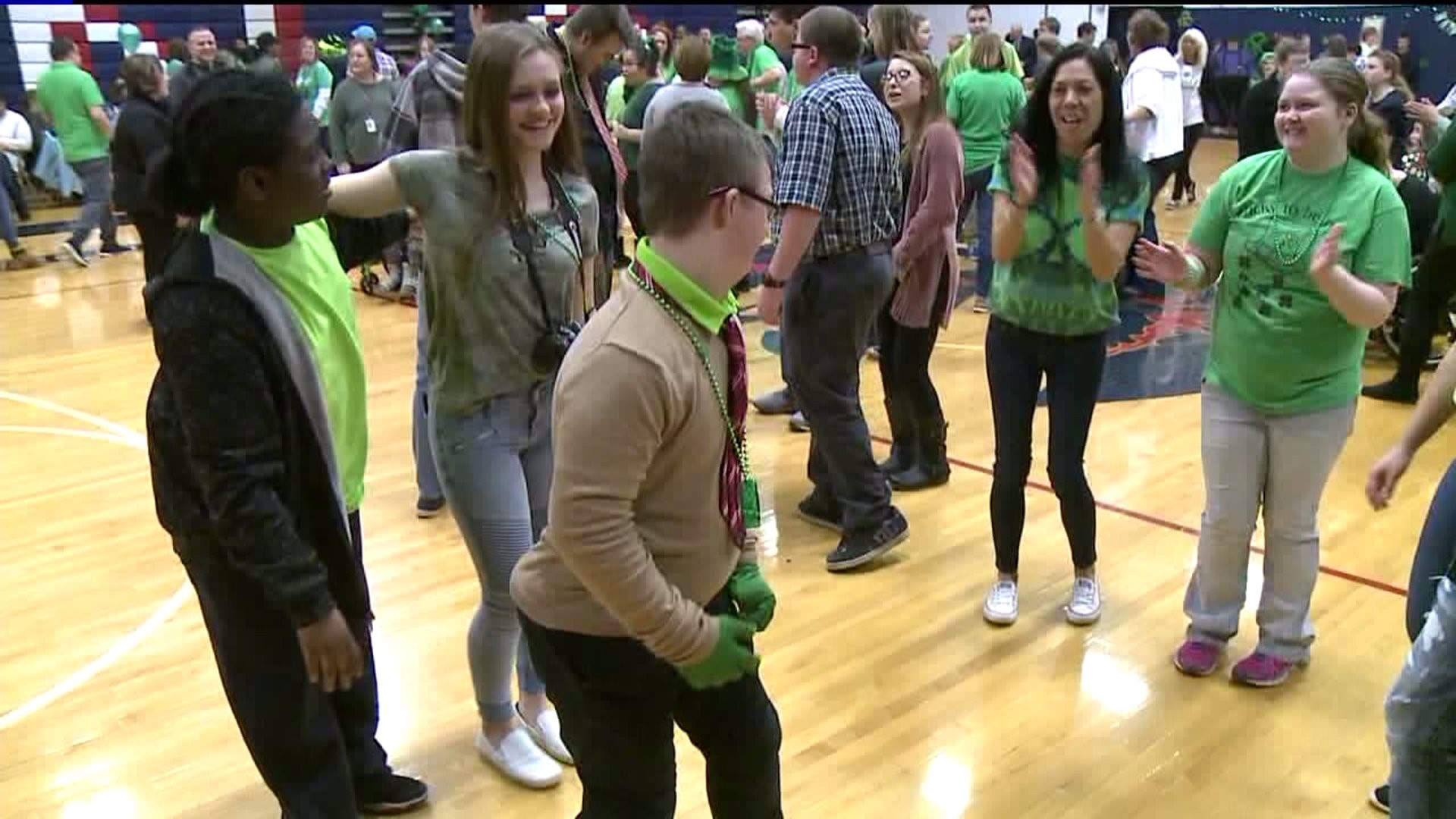Life Skills Students in Luzerne County Celebrate St. Patrick`s Day