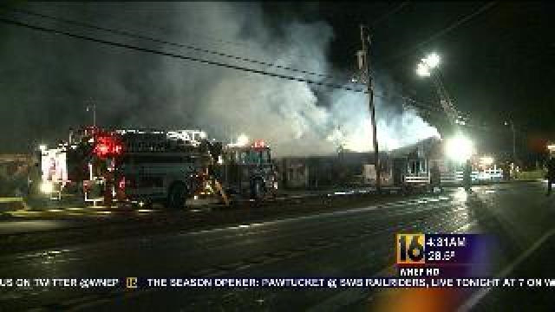 Restaurant Consumed by Fire