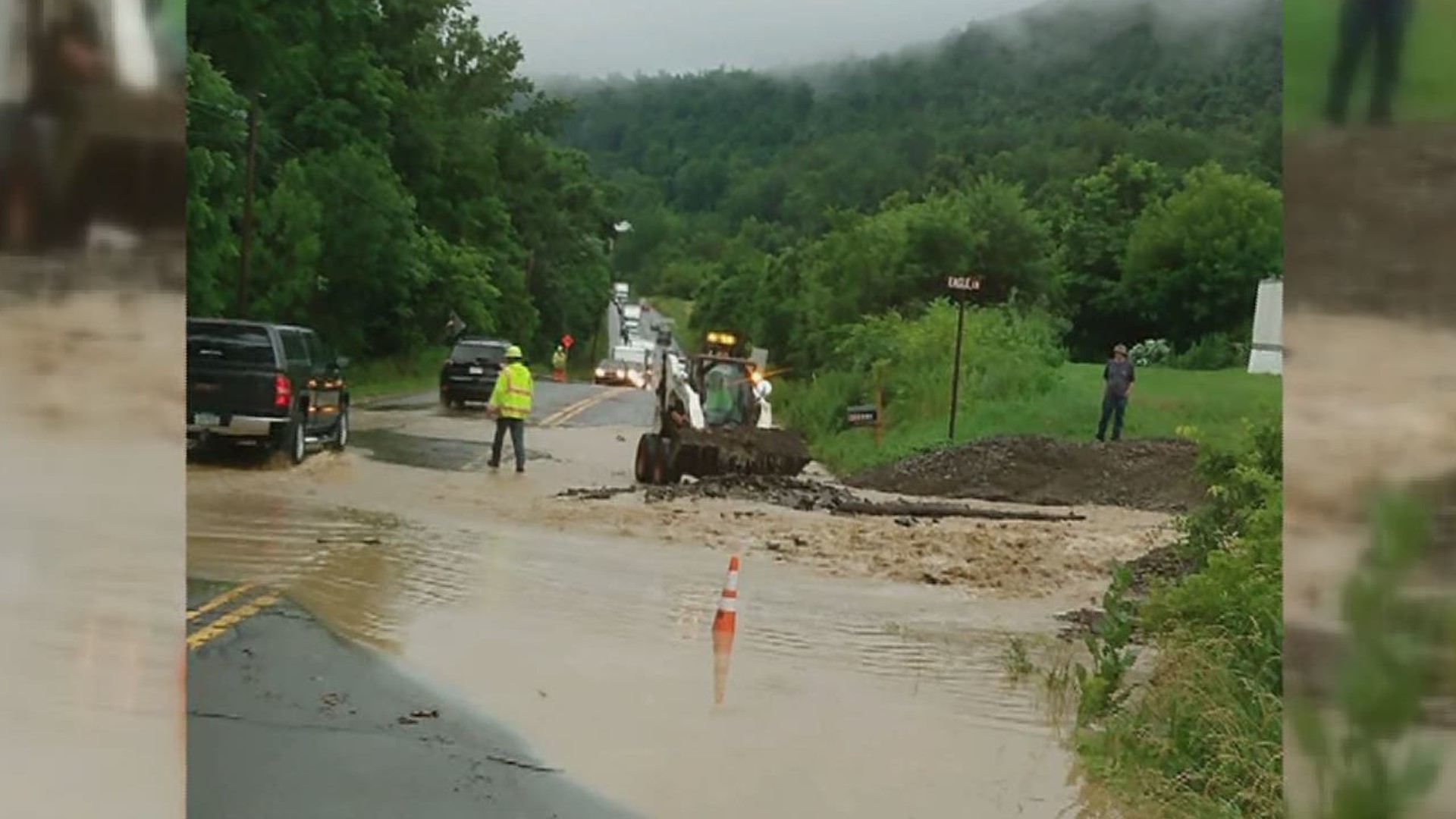 There's a big cleanup ahead in the northern tier after strong storms blew through Monday night.