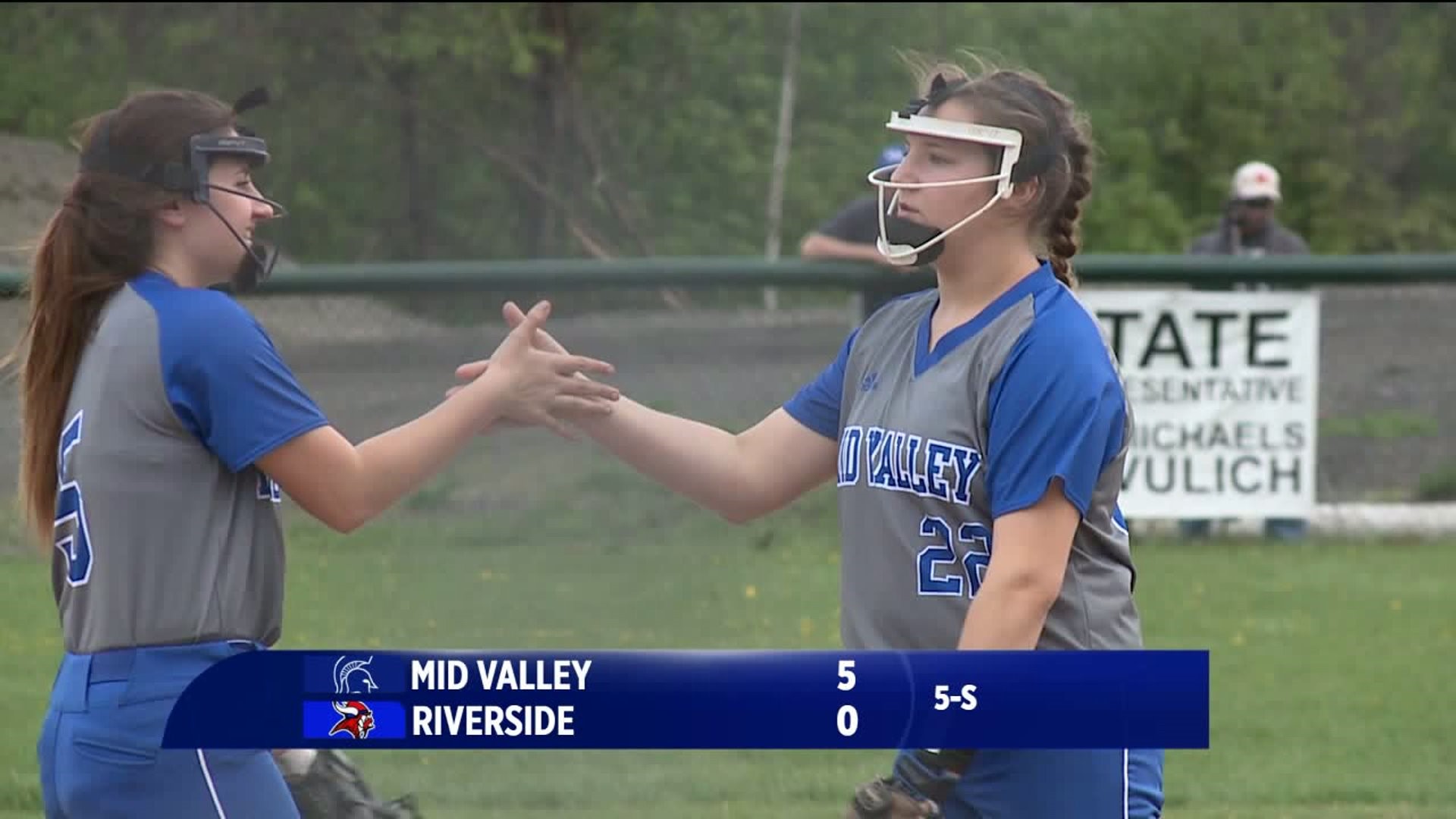 Mid Valley vs Riverside softball