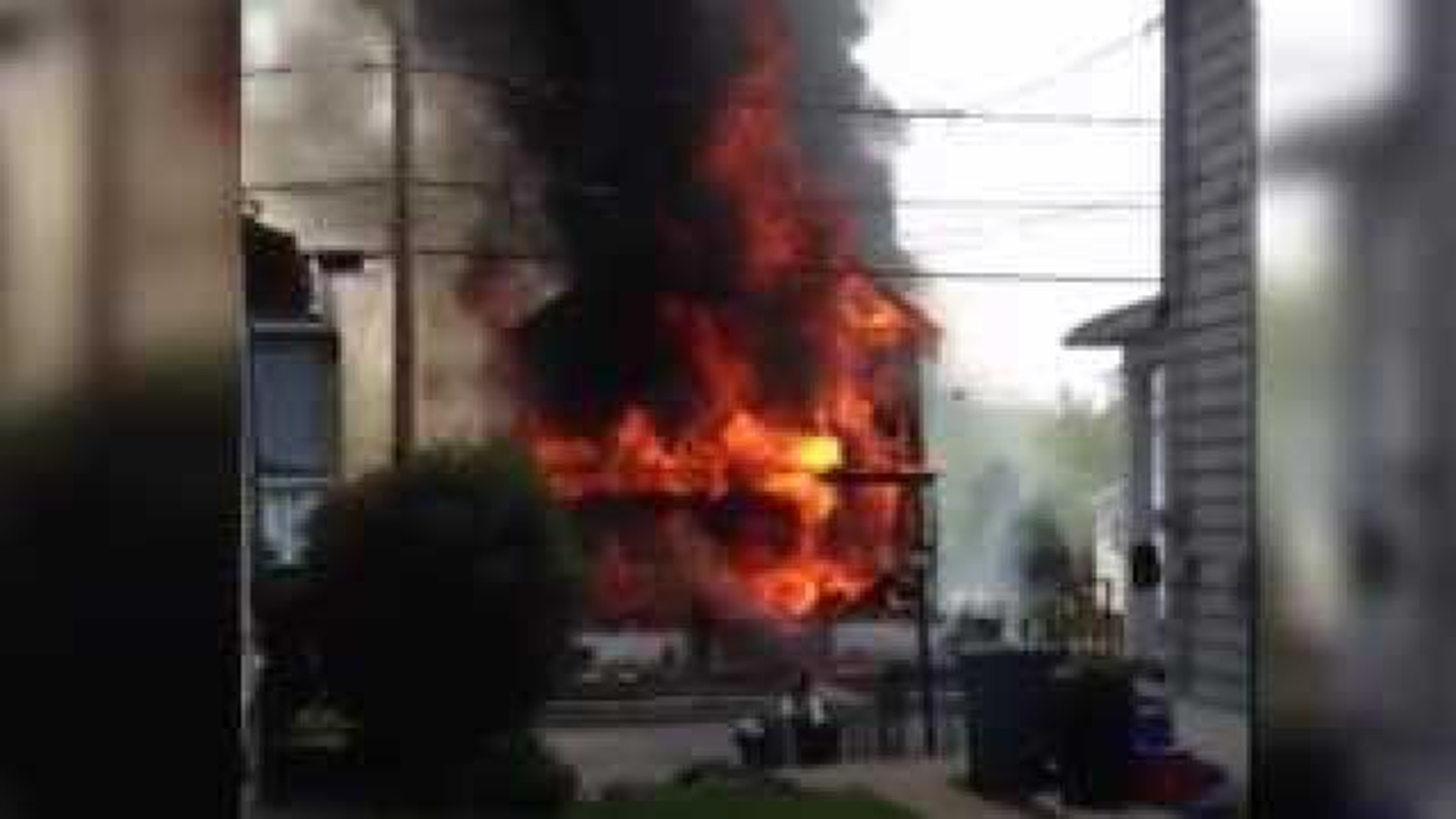 Dickson City Fire Cell Phone Video