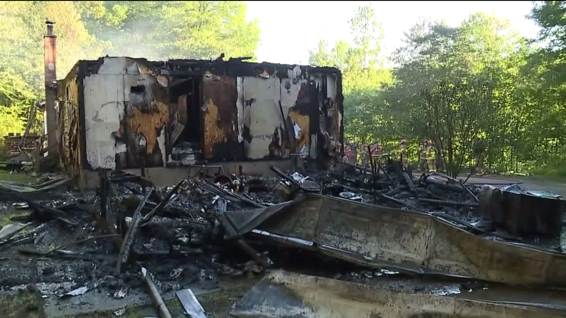 Home Burns in Columbia County