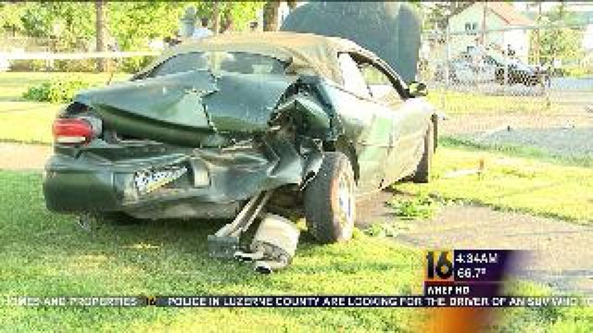 Two Hospitalized in Crash