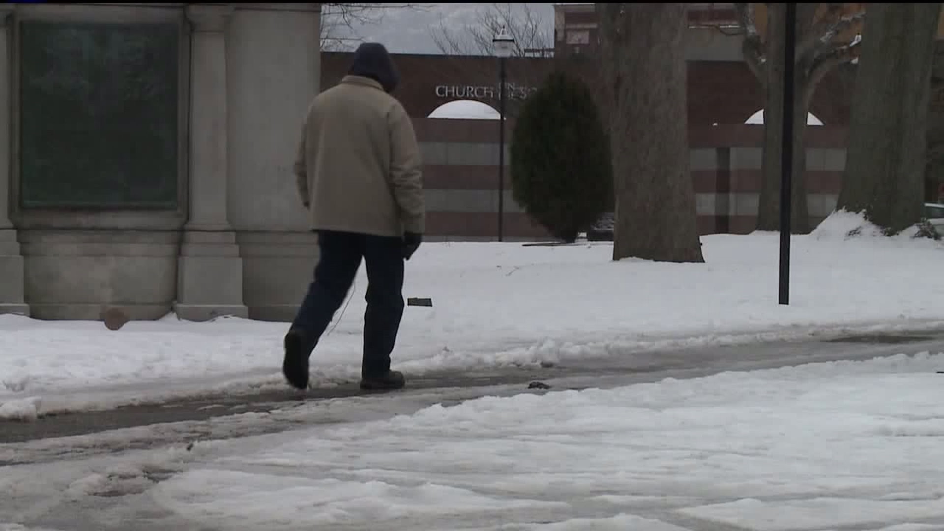 Icy Conditions Causing More Falls