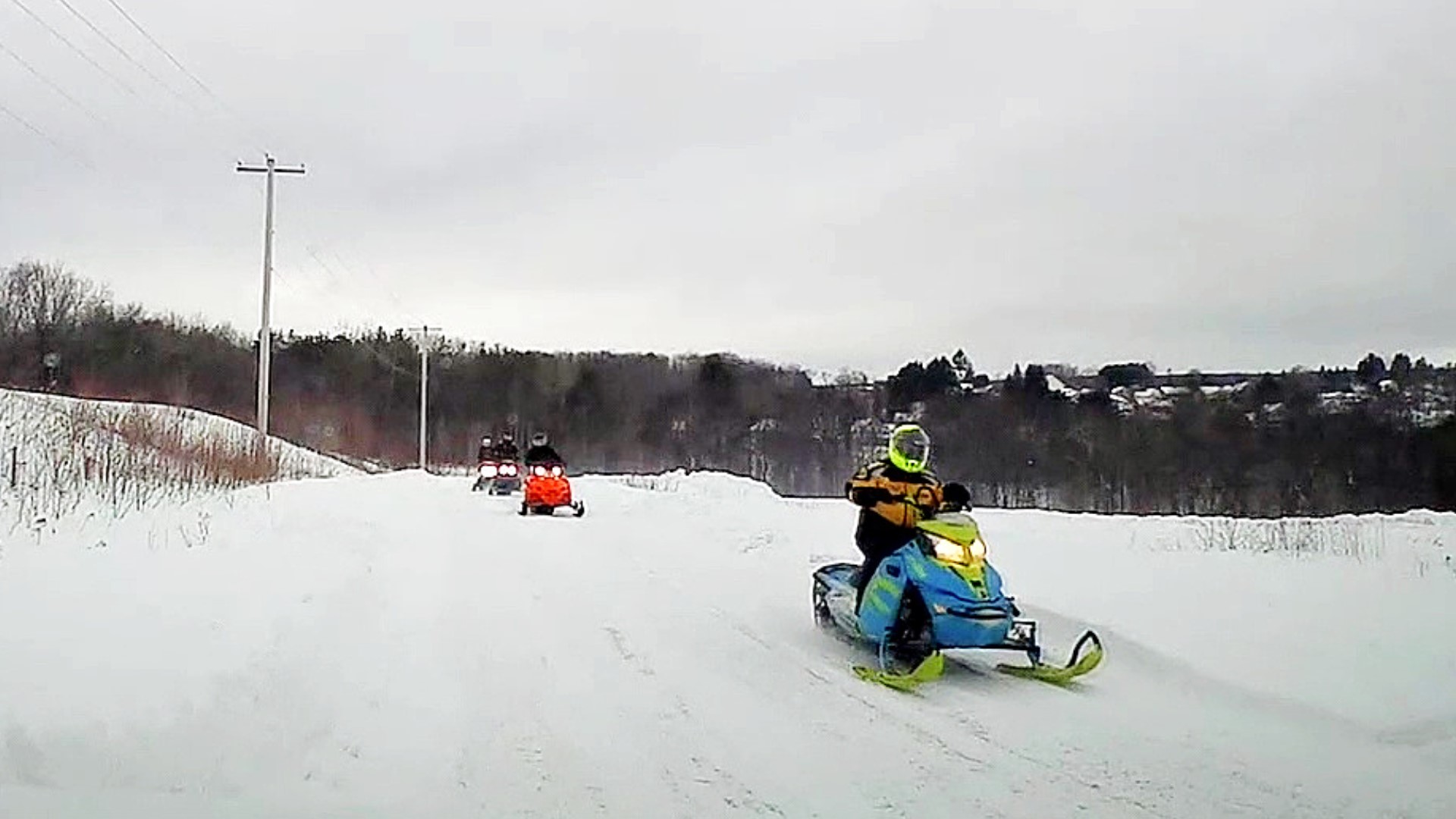 The snow and cold temperatures are ideal for snowmobilers in Wayne and Susquehanna Counties, and businesses near the trails also benefit from riders who stop in.