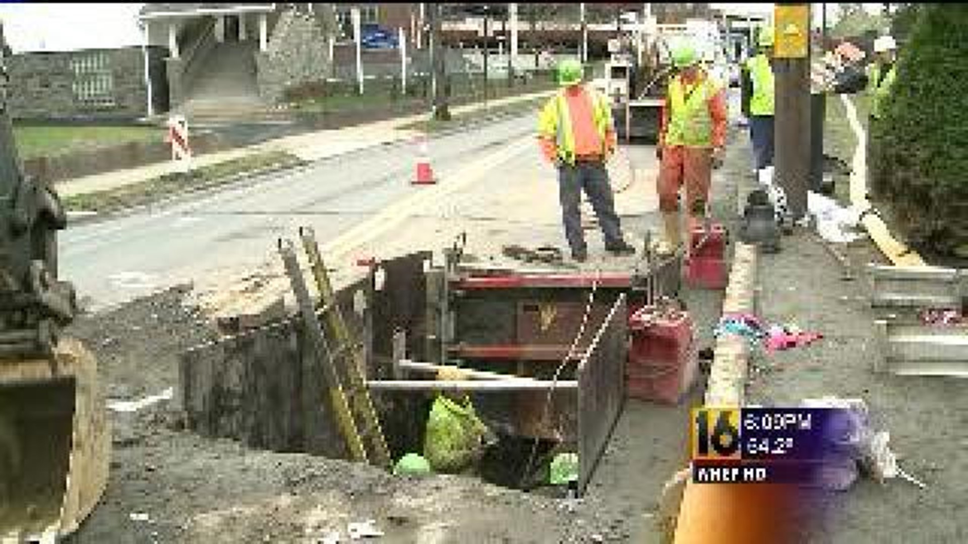 Ruptured Water Main Temporarily Fixed, Businesses Reopen