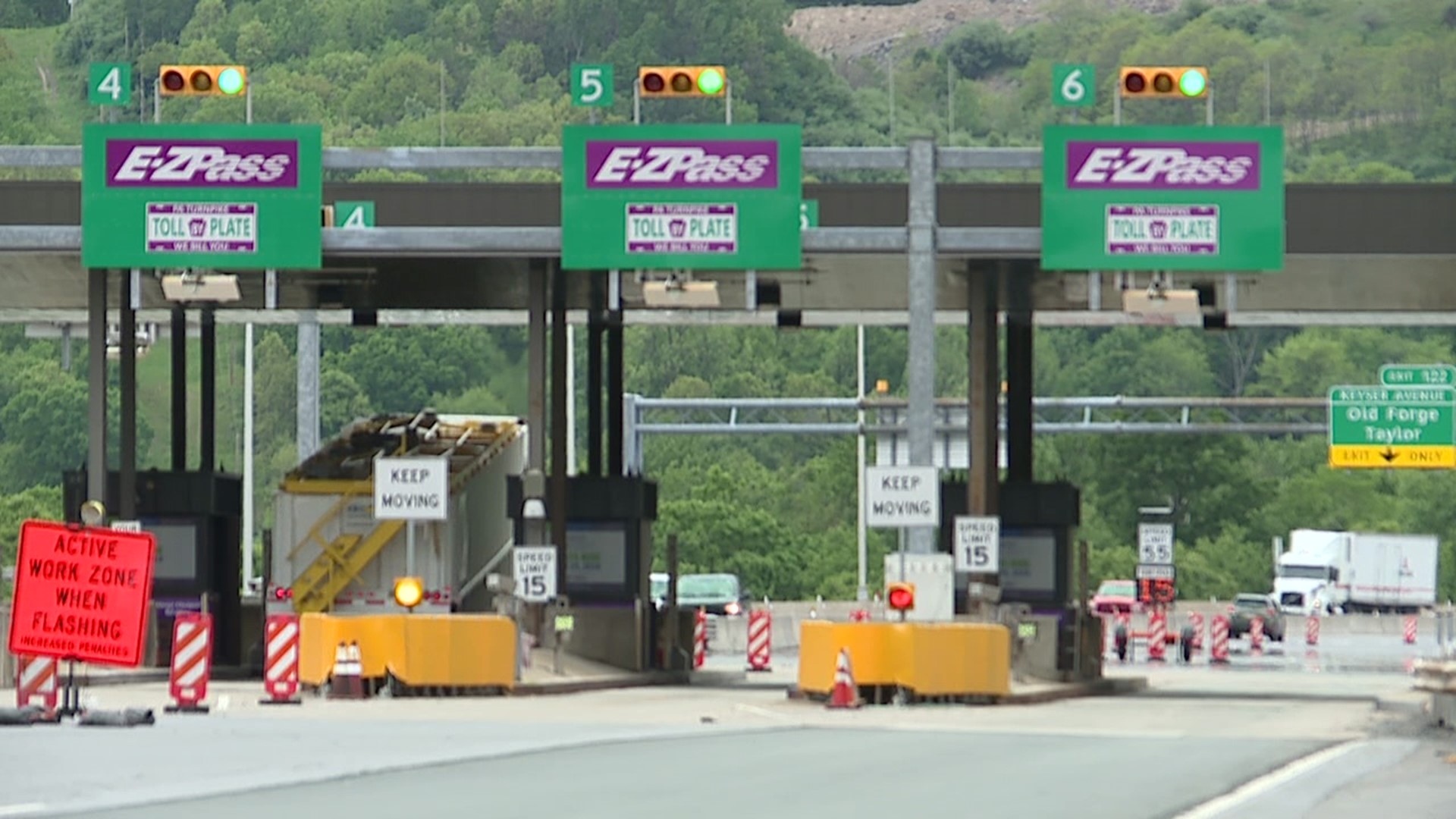 Toll by plate will increase by 45 percent and EZ Pass will rise by six percent next year.