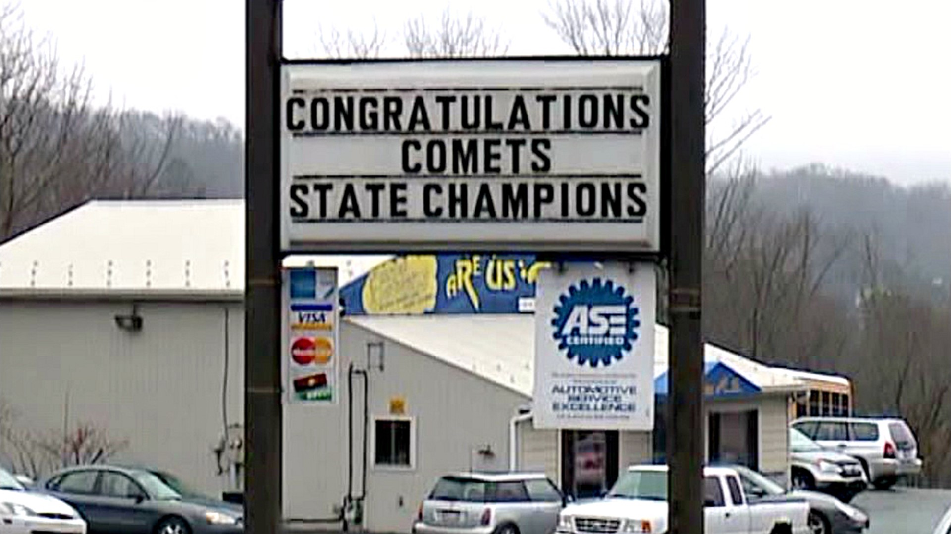 Signs of Support After Abington Heights State Title