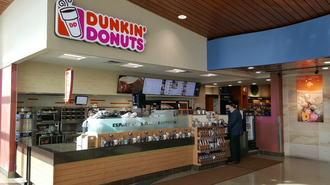 Dunkin donuts интерьер