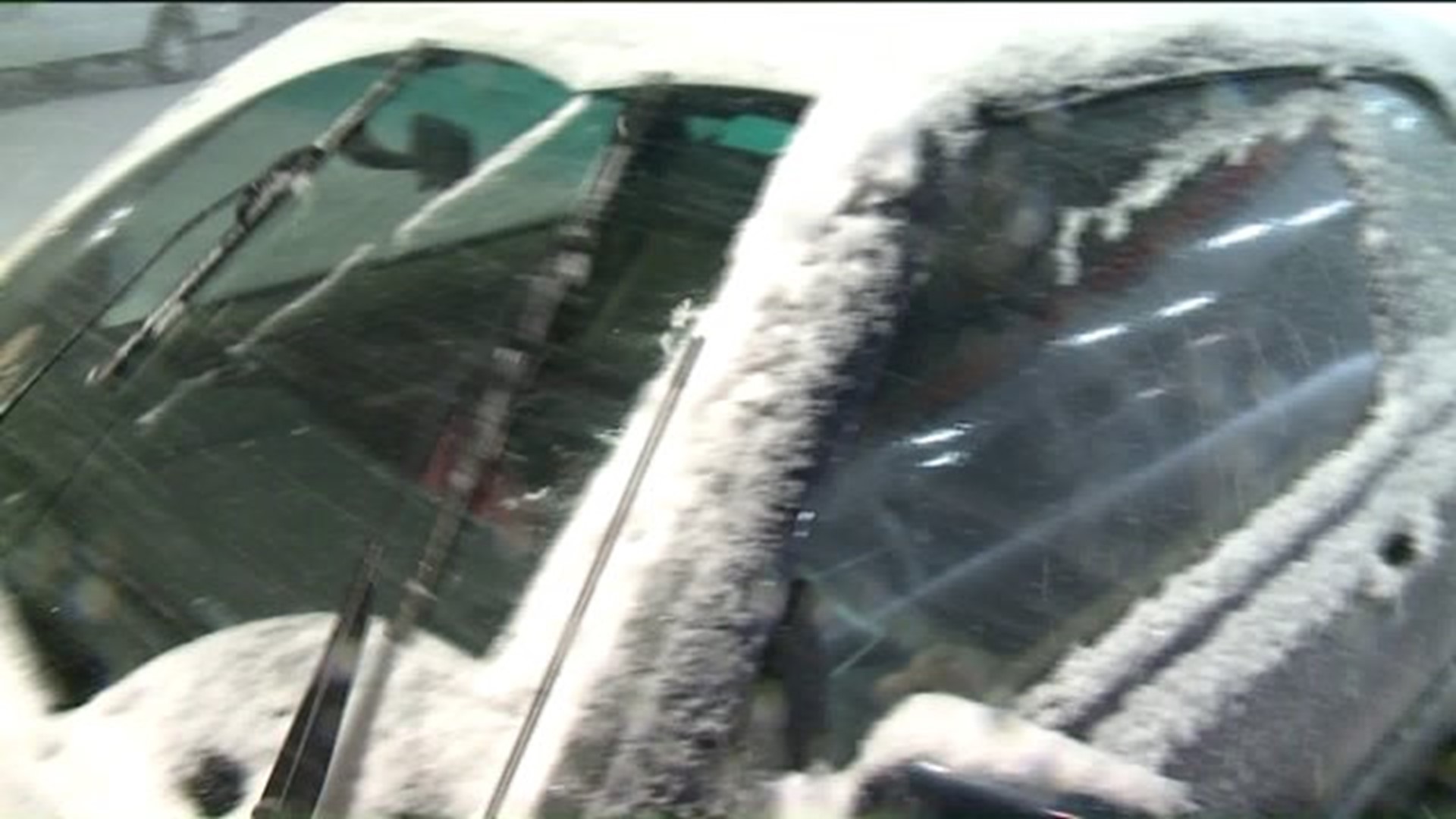 Snow Squalls Turn Roads into Icy, Dicey Messes
