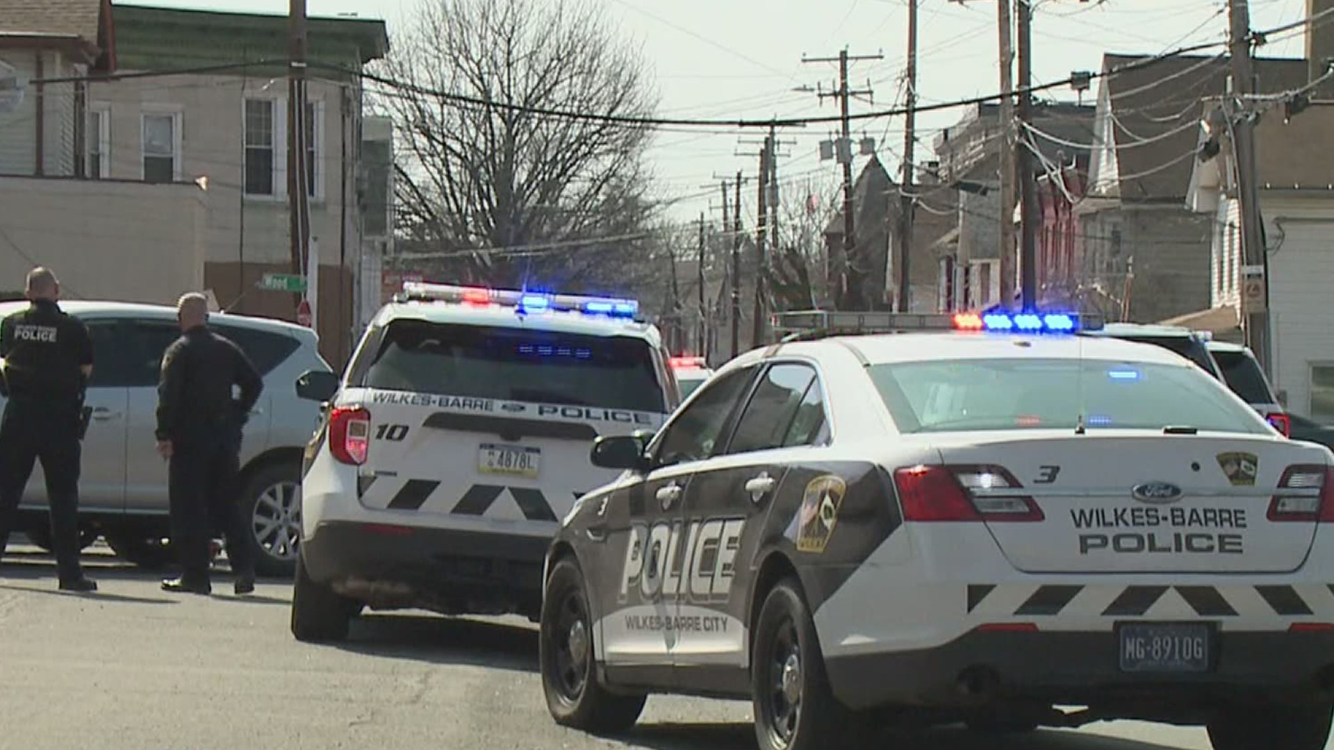Police are investigating shots fired Wednesday afternoon in south Wilkes-Barre.
