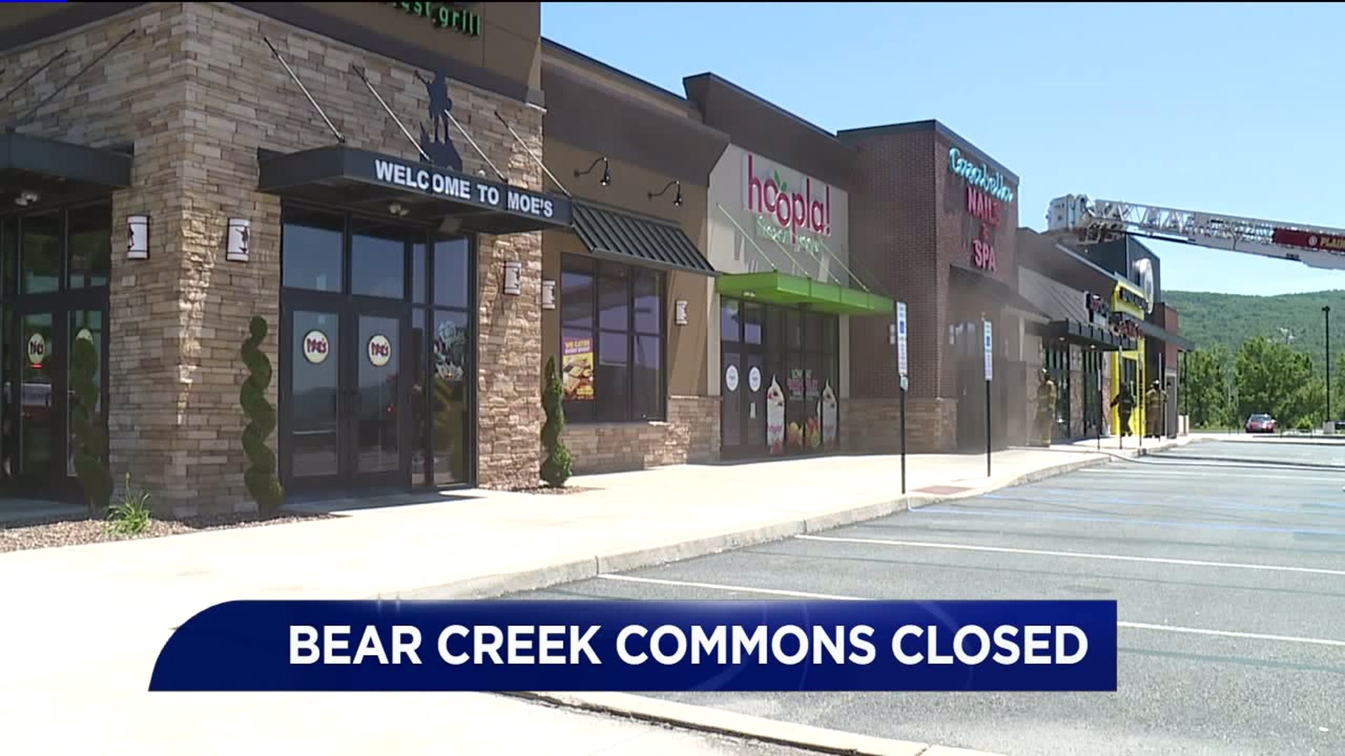 Bear Creek Commons Closed Following Fire