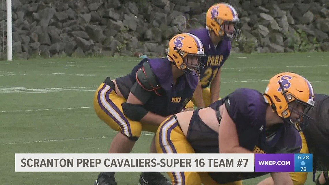 Super 16 Team #7: Scranton Prep Cavaliers. With 6″4″ WR Robert Rossi, and Junior RB London Montgomery, Scranton Prep has explosive playmakers.