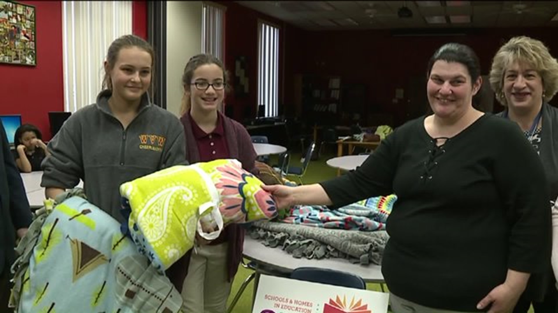 Donating Blankets to Help Women in Need