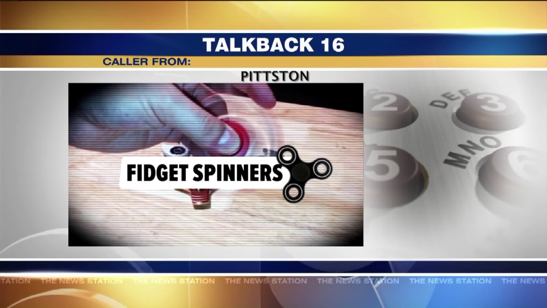 Talkback 16: Stolen Air Conditioners, Fidget Spinners, Outdoor Newscast