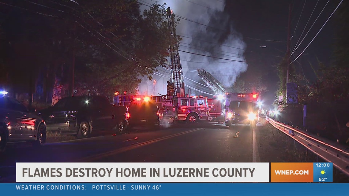 Fire destroys home in Luzerne County | wnep.com