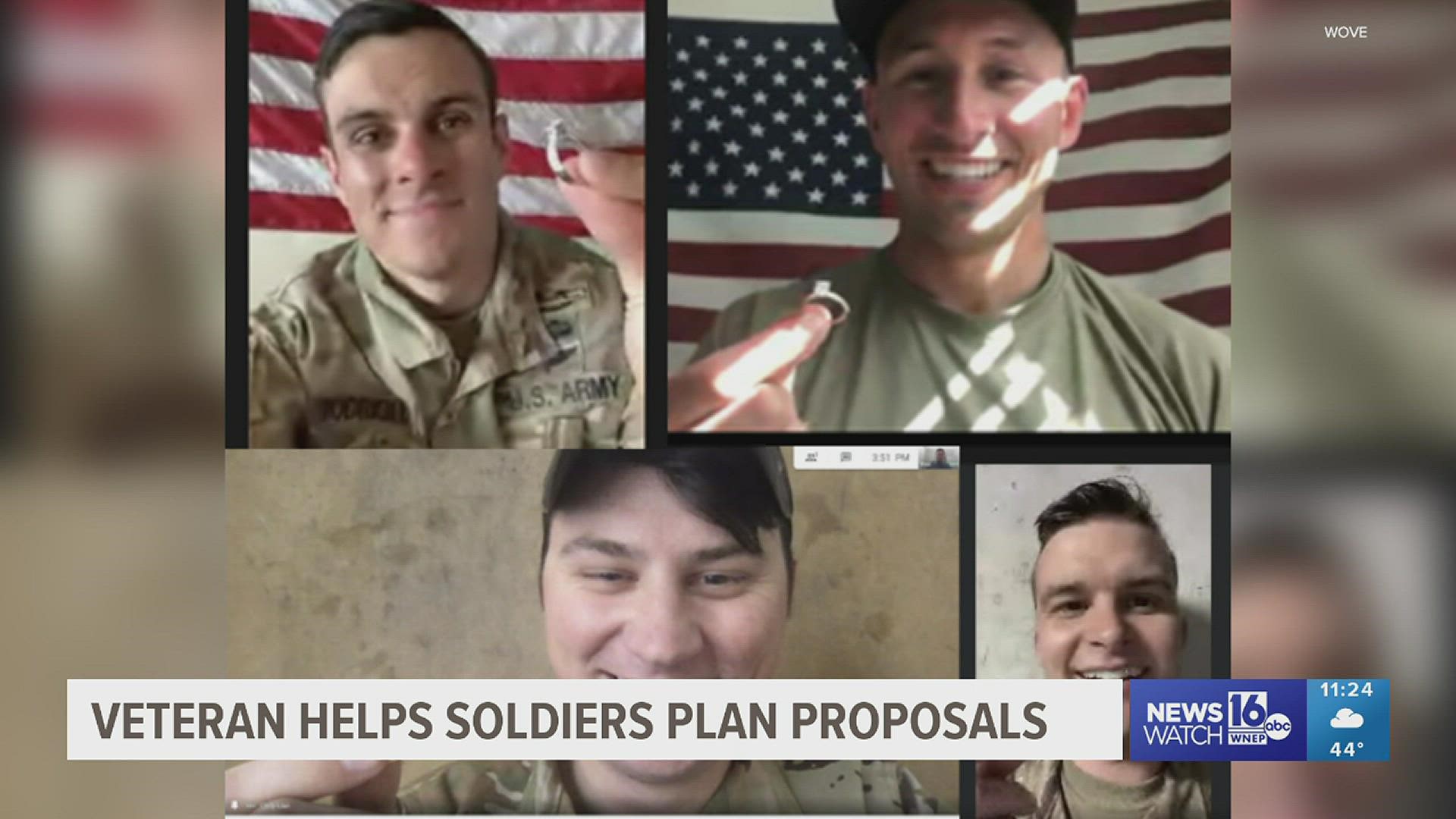 A veteran from Pennsylvania is doing everything he can to ease soldiers' stress of tying the knot. He's using his business to help create that special moment.