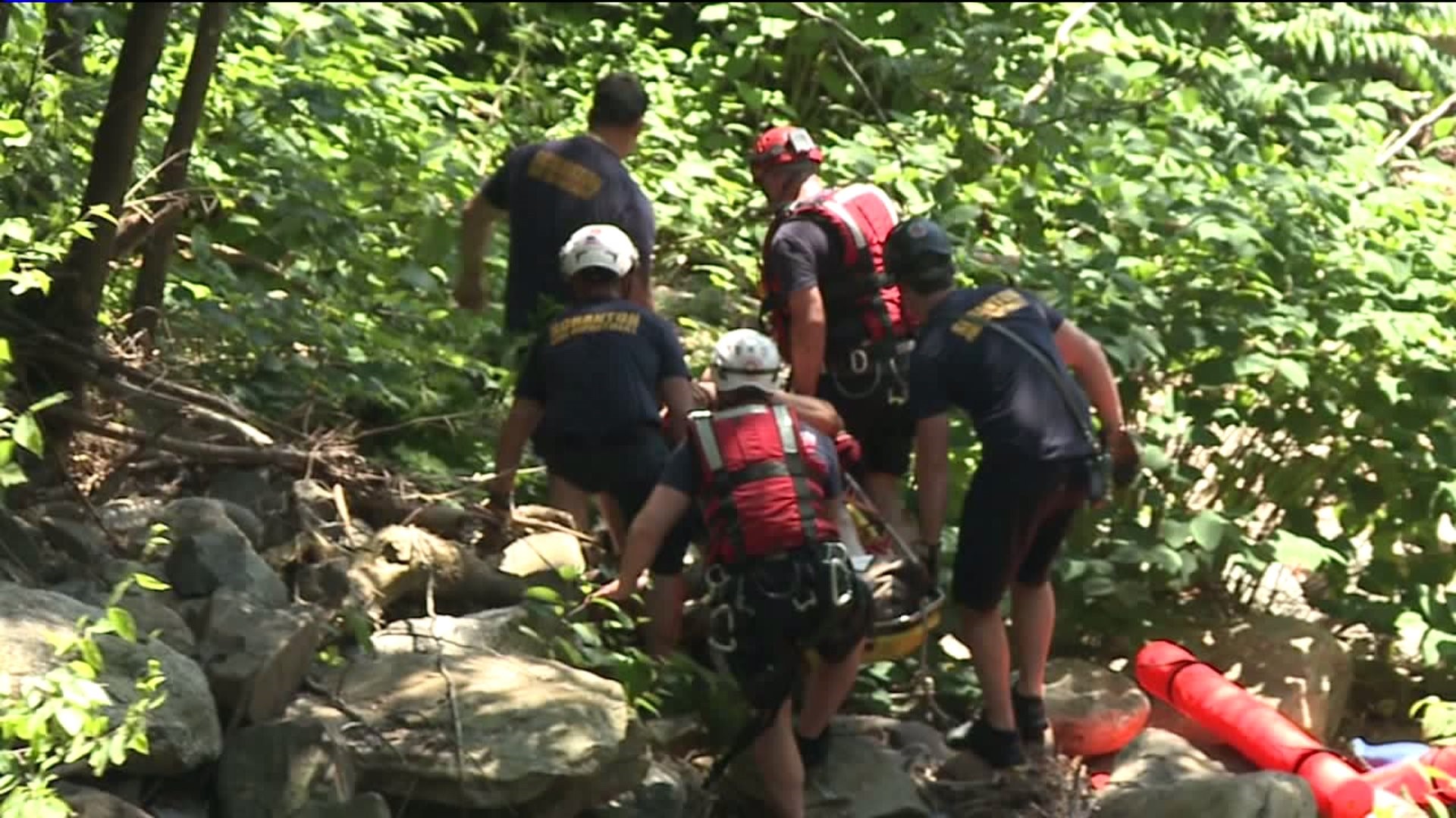 Crews Rescue Man from Nay Aug Gorge