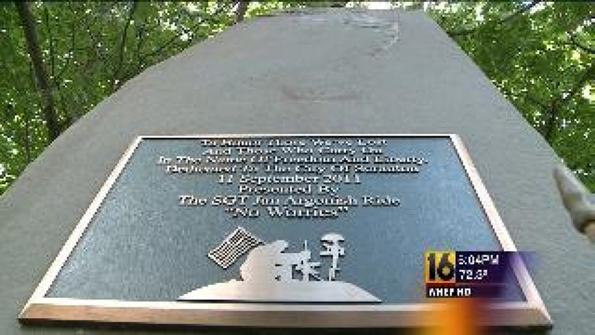 Bronze Memorial Plaque Stolen From Scranton Park