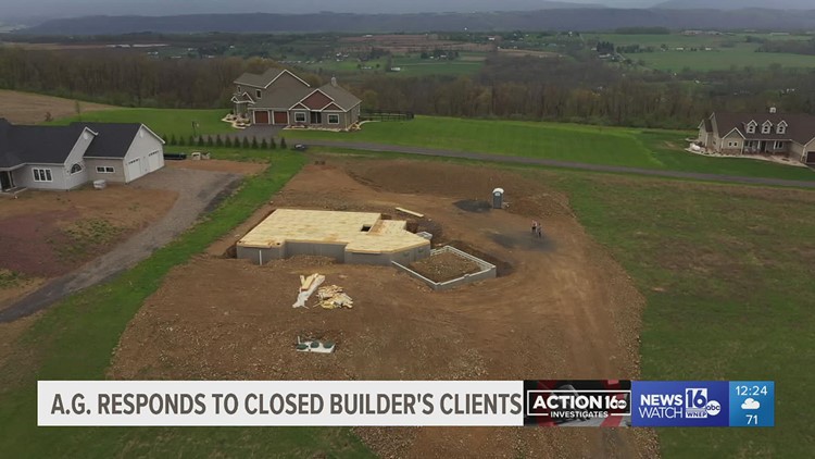 Attorney General responds to closed builder's clients
