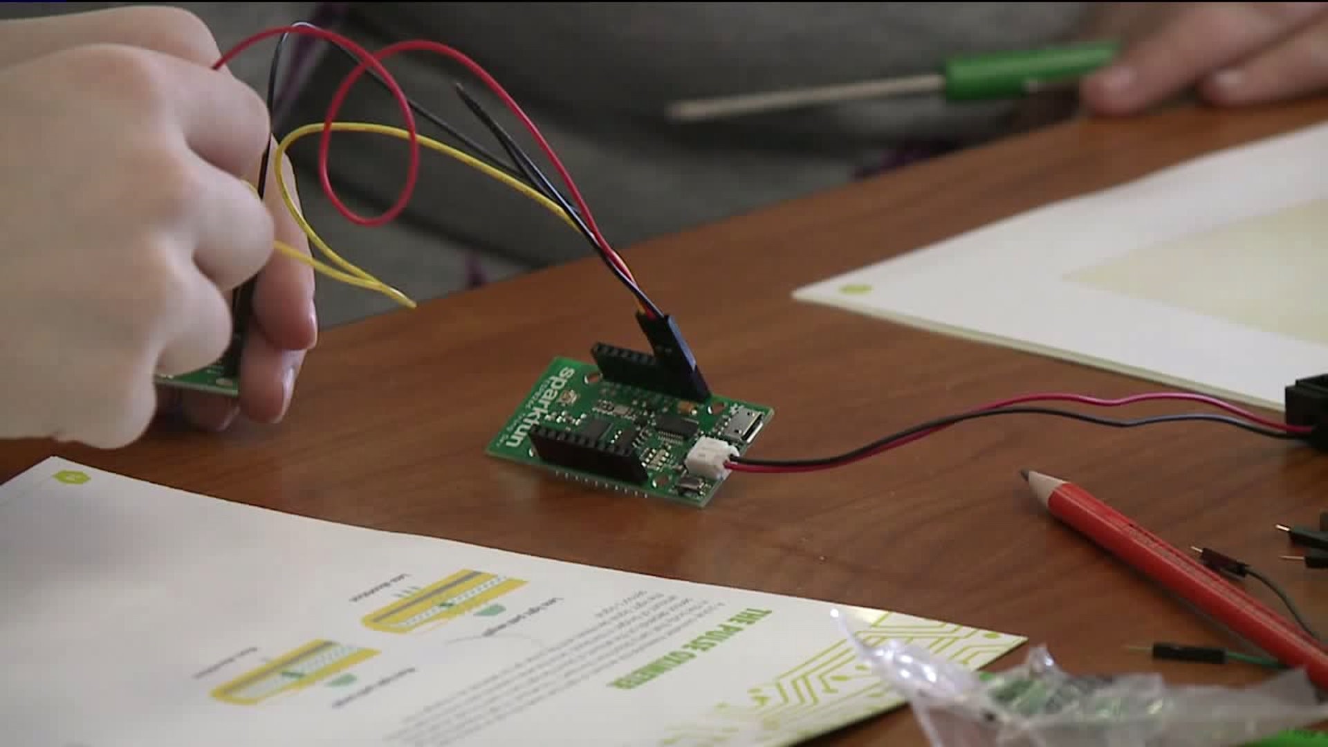 Kids Build Their Own Wearable Fitness Trackers