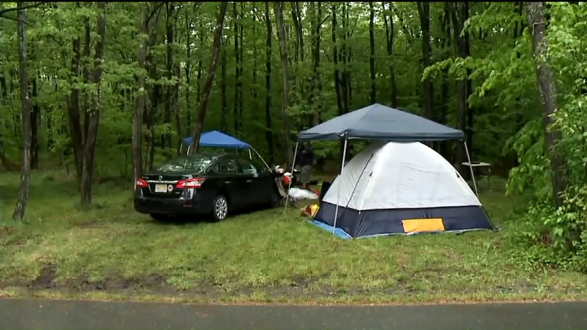 Rainy Weather No Match for People in the Poconos
