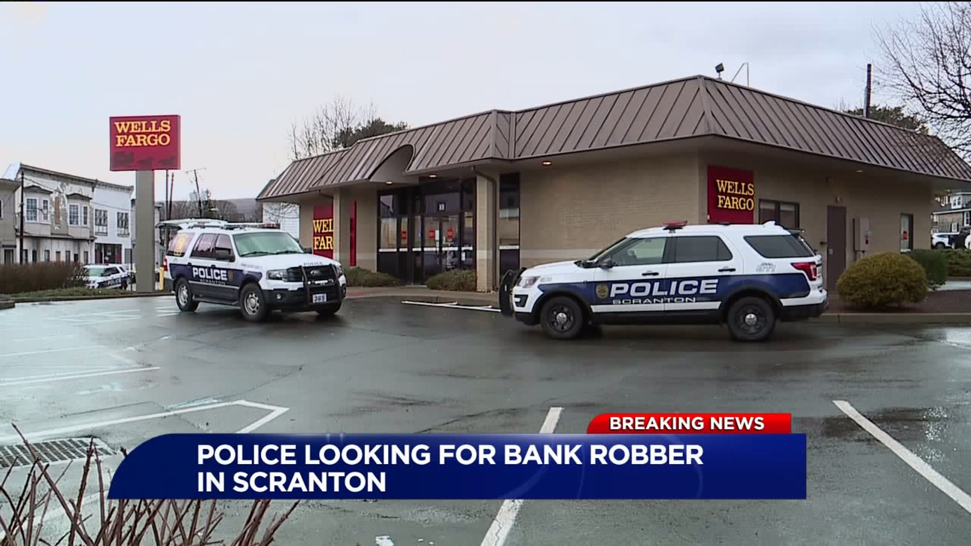 Police Search for Bank Robber in Scranton