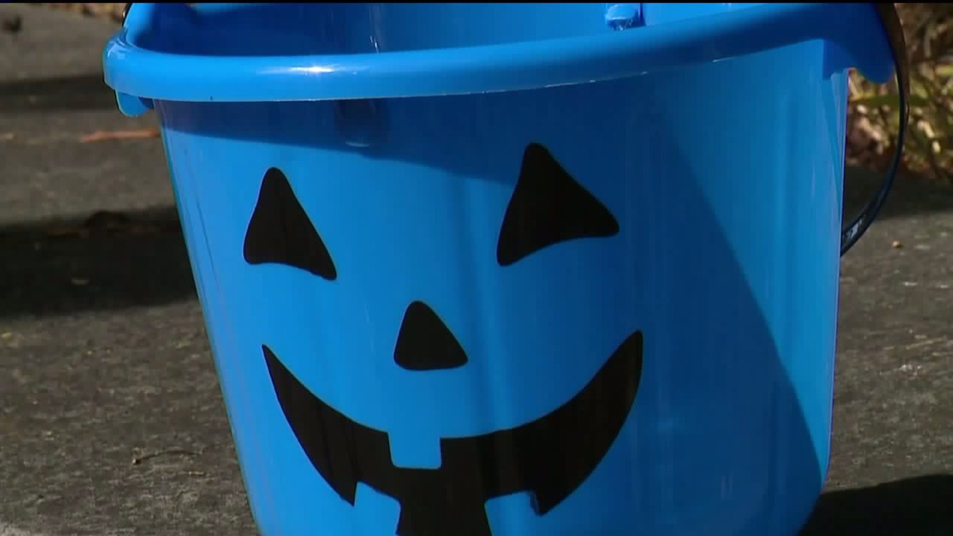Raising Autism Awareness with Blue Halloween Bucket