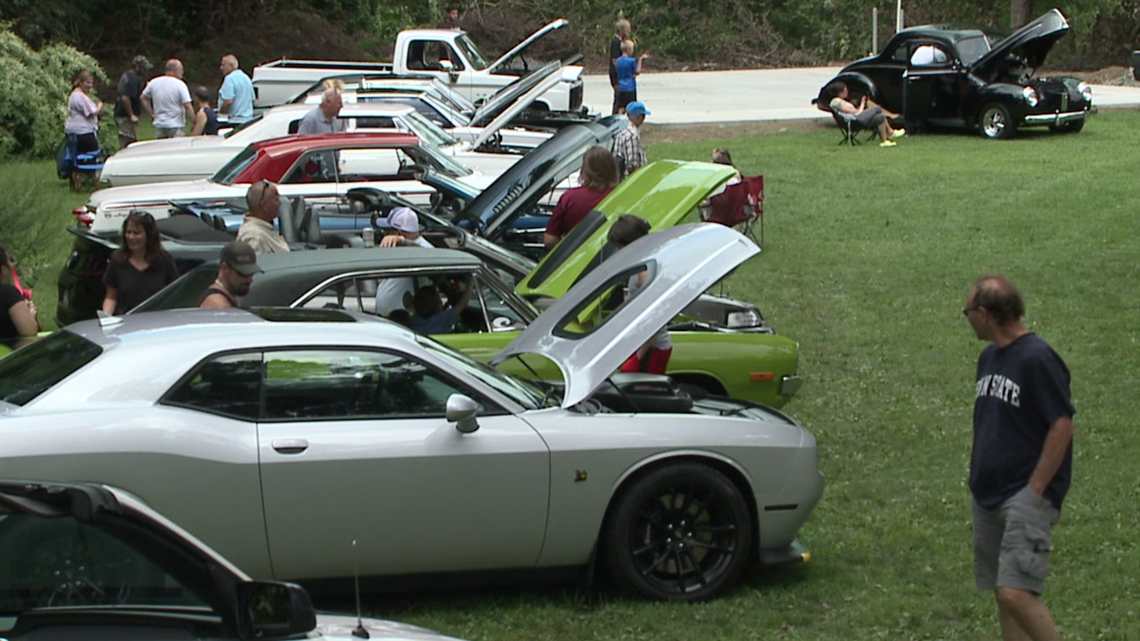 Car show benefits accessible playground in Scranton