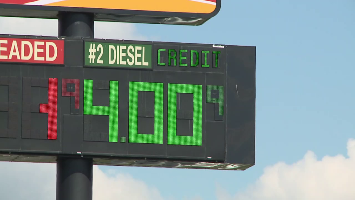 Cost of diesel fuel on the rise