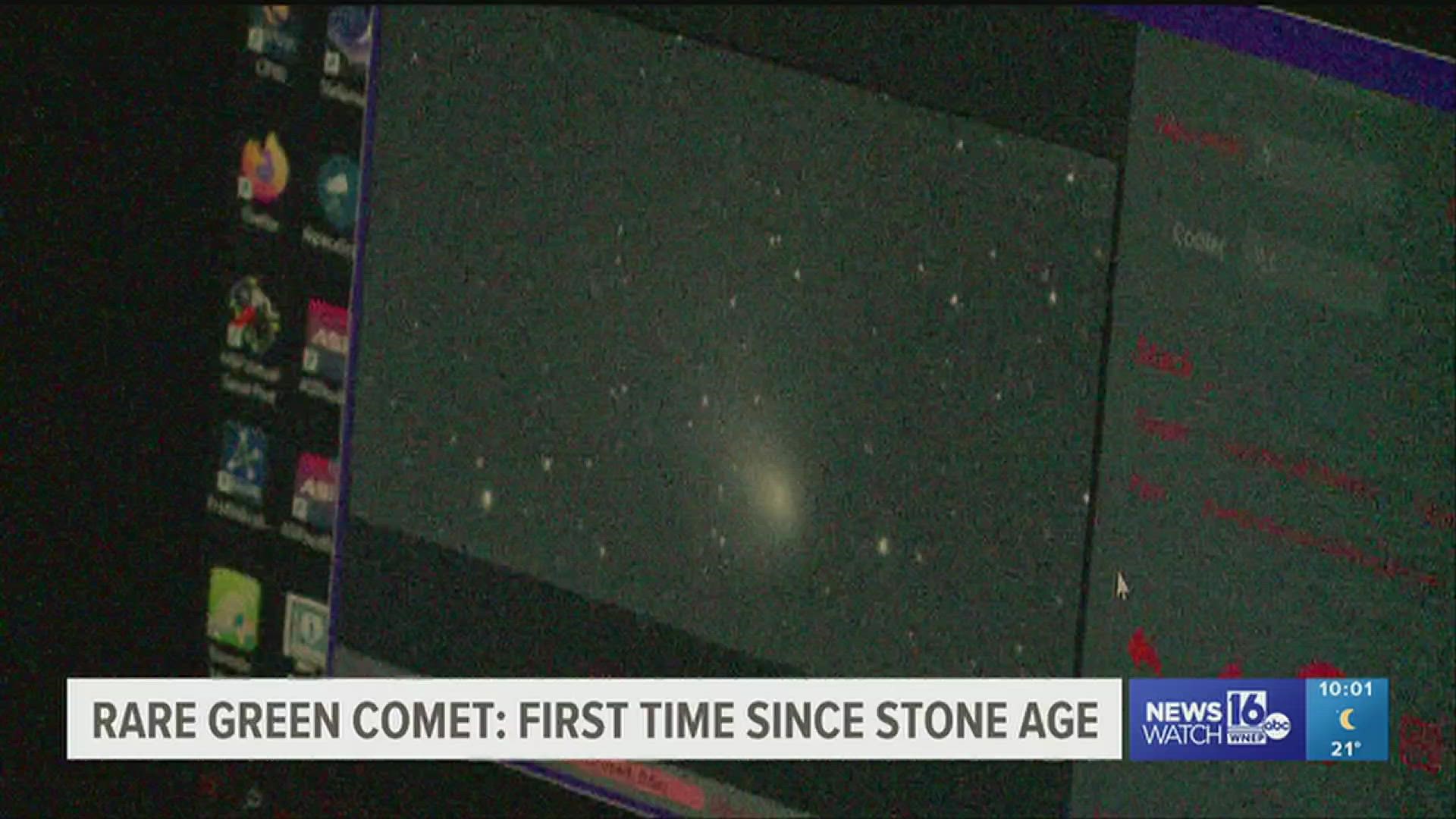 The last time this comet was able to be seen was when cavemen walked the earth.