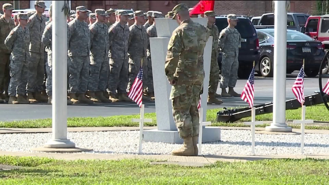 Memorial Service at Kingston Armory for Soldiers Killed in Train Wreck